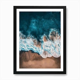 Aerial View Of The Ocean 11 Art Print