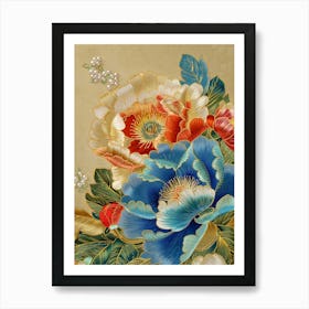 Chinese Flower Painting 80 Art Print