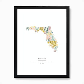 Florida | Wildflower Mix Art Print