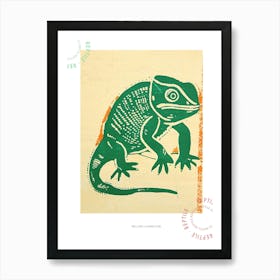 Mellers Chameleon Bold Block 2 Poster Art Print