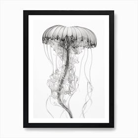 Portuguese Man Of War Jellyfish 7 Art Print