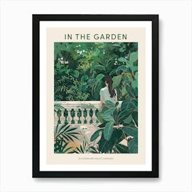 In The Garden Poster Schonbrunn Palace Gardens Austria 2 Art Print