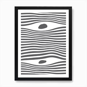 Eye Spy In Grey Art Print