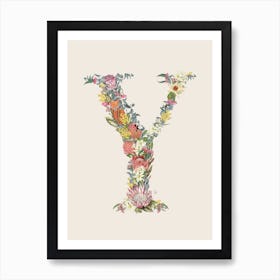 Y Oat Alphabet Letter Art Print