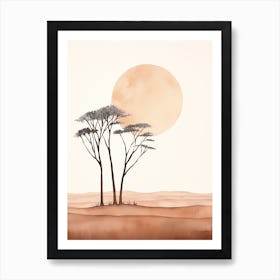 Watercolour Of Polihale State Park   Kauai Hawaii Usa 3 Art Print