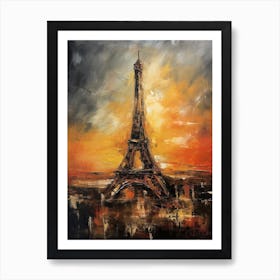 Eiffel Tower Paris Turner Style 2 Art Print