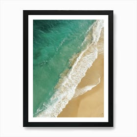 Aerial View Of A Beach 130 Art Print