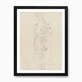 Portrait Of A Woman, Gustav Klimt Art Print