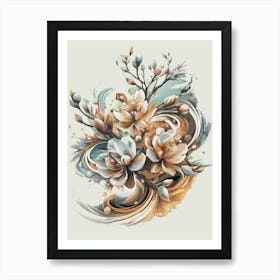 Flowers In A Vase Art Print