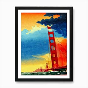 Golden Gate Bridge 3 Art Print