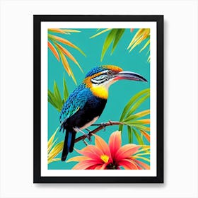 Roadrunner Tropical bird Art Print