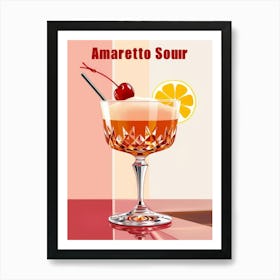 Amaretto Sour 2 Art Print