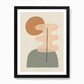 Expressive organic art 3 Art Print