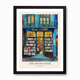 Instanbul Book Nook Bookshop 1 Poster Art Print