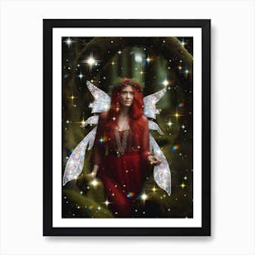 Fairy In The Forest 2 Art Print