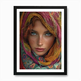 Portrait Of A Woman 2 Art Print