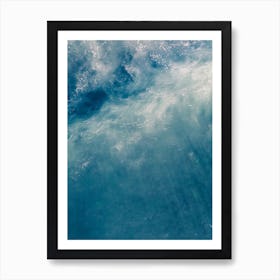 Electric Ocean Art Print