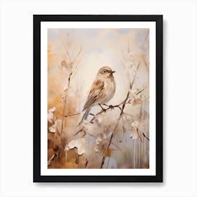 Bird Painting Mockingbird 3 Art Print