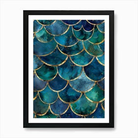 Mermaid Scales 2 Art Print