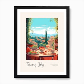 Tuscany, Italy Summer Food 1 Italian Summer Collection Art Print