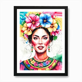 Mexican Woman Affiche