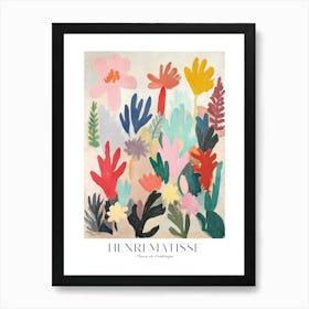 Henri Matisse Print Abstract Floral Art Impressionism Wildflowers Vintage French Decor Art Print