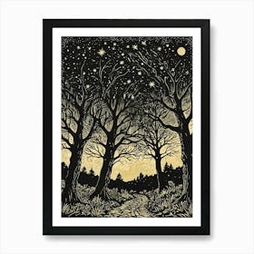 Night In The Woods 2 Art Print