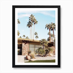 Summer Day At Palm Springs Art Print