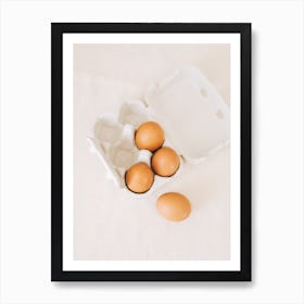 Eggs In A Carton 5 Art Print