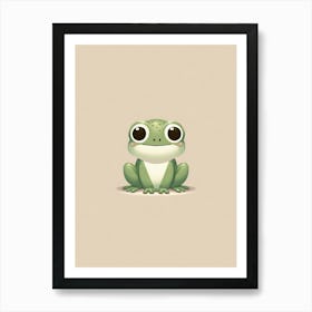 Serene Frog Zen Calm Baby Nursery Art Print Art Print