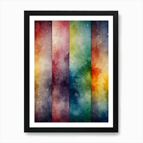 Watercolor Backgrounds Art Print