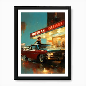 American Diner Art Print
