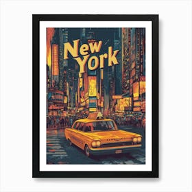 Aihrgdesign A Classic 1960s Travel Poster For New York Showca 38d754ab Ddd1 4ad6 A9de 0bfd158ce55d 0 Art Print