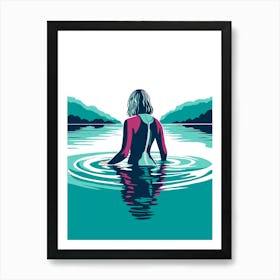 Wild Swimmer Art Print
