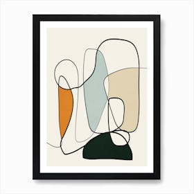 Abstract Line 10 Art Print