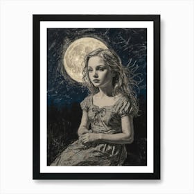 'The Moon' Art Print