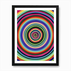 Psychedelic Spiral Art Print