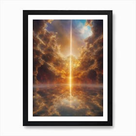 Rays Of Light Art Print