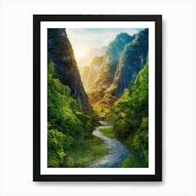 Chinese Landscape Art Print