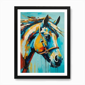 Horse Painting Art Print