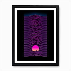 Neon Sunset Art Print