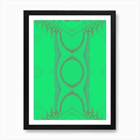 Abstract Green Background 2 Art Print