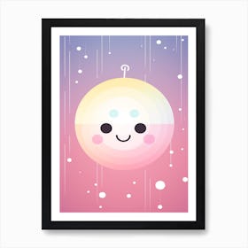 Little Planet Kawaii Illustration 1 Art Print