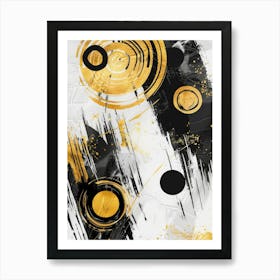 Abstract Circles 117 Art Print