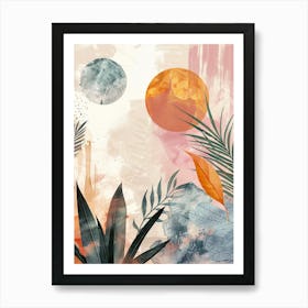 A Beautiful Illustration of Boho style 27 Art Print