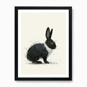 New Zealand Rabbit Nursery Illustration 3 Art Print
