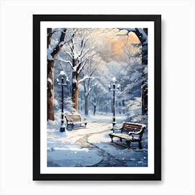 Winter Park Art Print