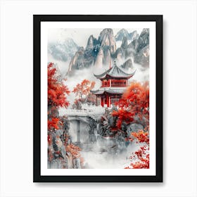 Chinese Pagoda 7 Art Print