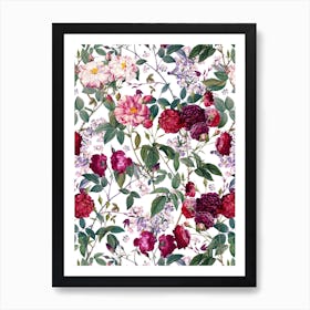 Rose Garden 4 Art Print