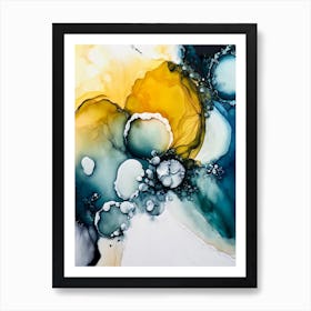 Ink Flow 1 Art Print